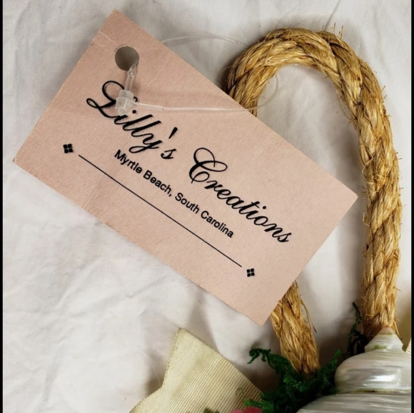 Mariner's Knot Shell Rope Wall Decor Handcrafted Myrtle Beach SC Nautical - Picture 7 of 7